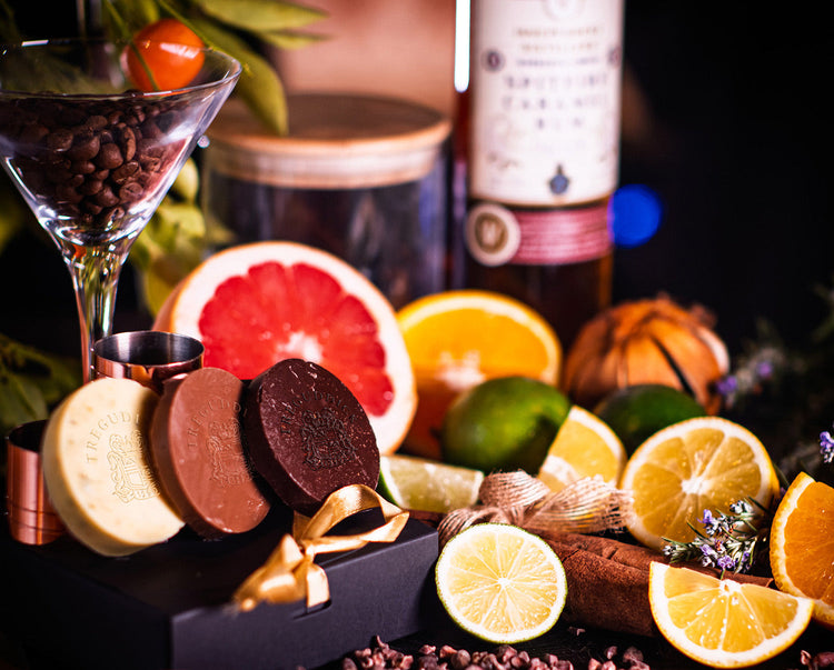 Delicious indulgent dark, milk and white chocolate infused with unique flavours