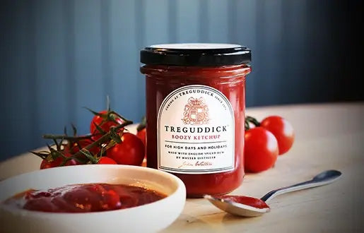 Homemade boozy British sauces perfect for gifts