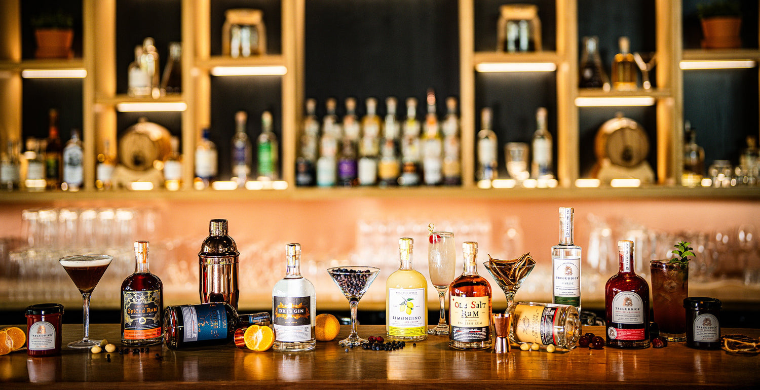 Award-winning handcrafted gin, rum, and liqueurs from a UK artisan distillery