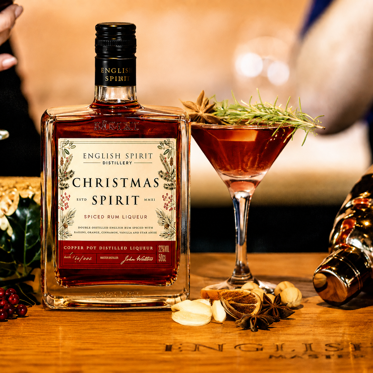 Christmas Spirit Spiced Rum Liqueur