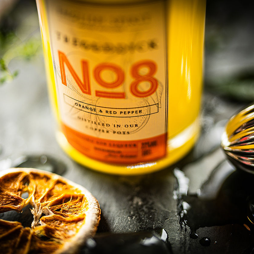 No.8 Orange & Red Pepper Gin Liqueur