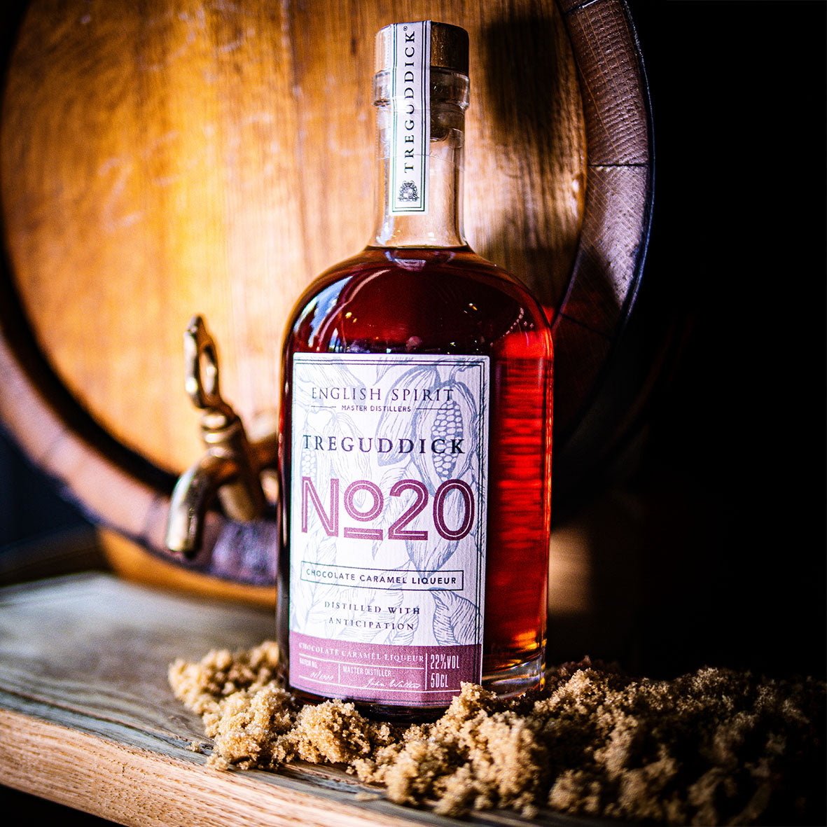 Velvety, creamy, smooth, chocolate caramel liqueur