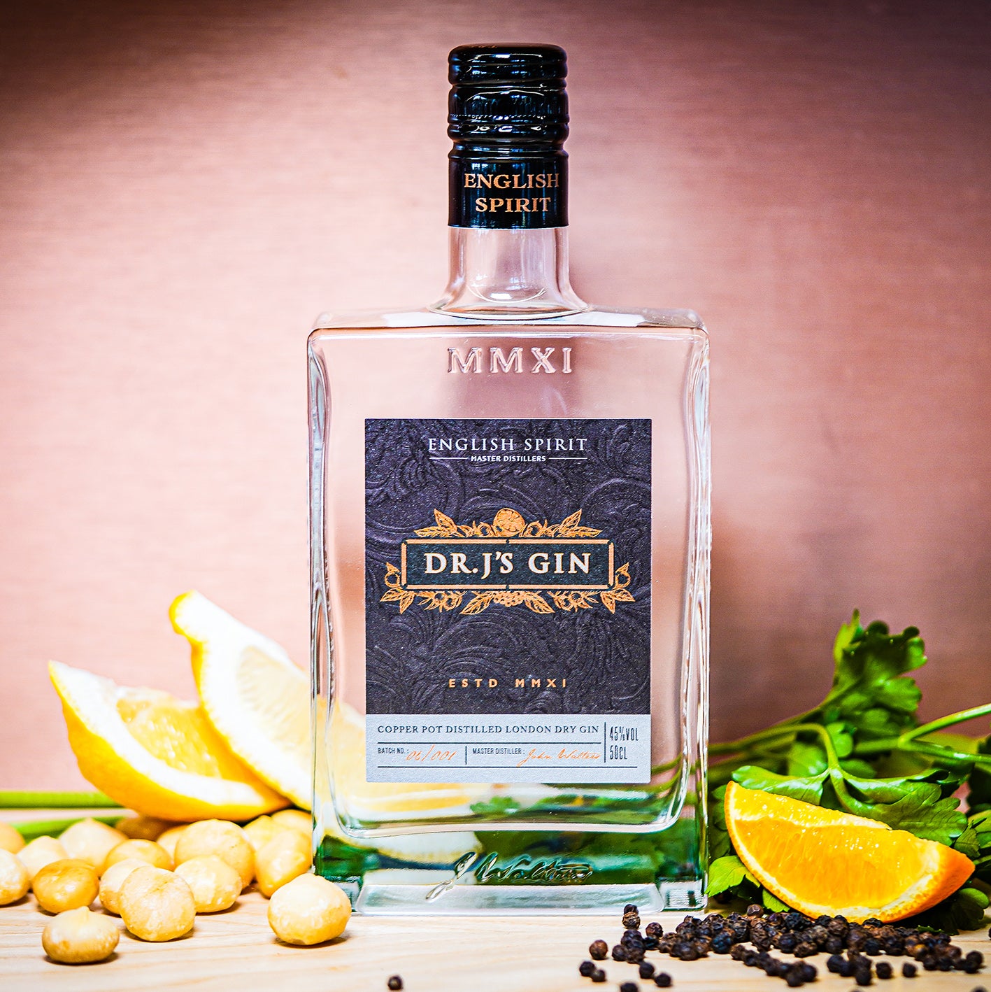 London Dry Gin, craft gin, botanicals, British Gin