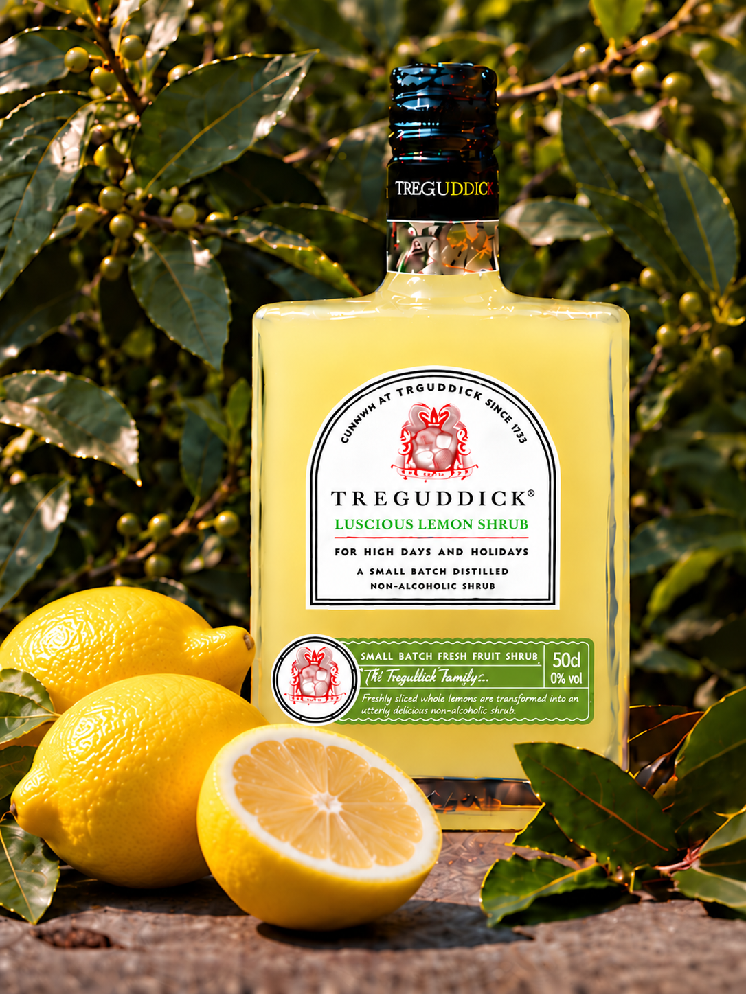 Lemon Non Alcoholic Fruit Shrub