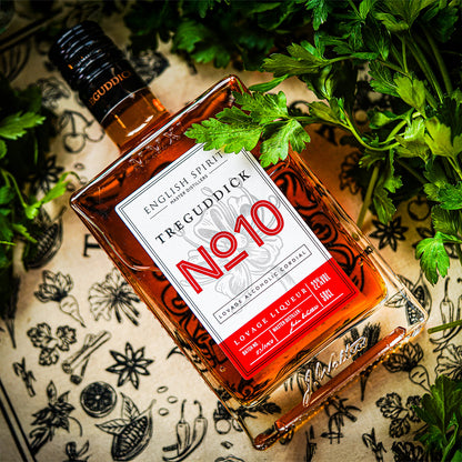 English Spirits Limited edition No.10 Lovage Alcoholic Cordial. A blend of celery, parsley, fennel and anise. Perfect for Brady or gin.