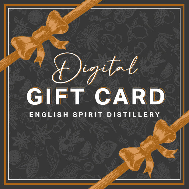 Digital online gift card featuring craft Gin, Rum and liqueurs - perfect for gifting