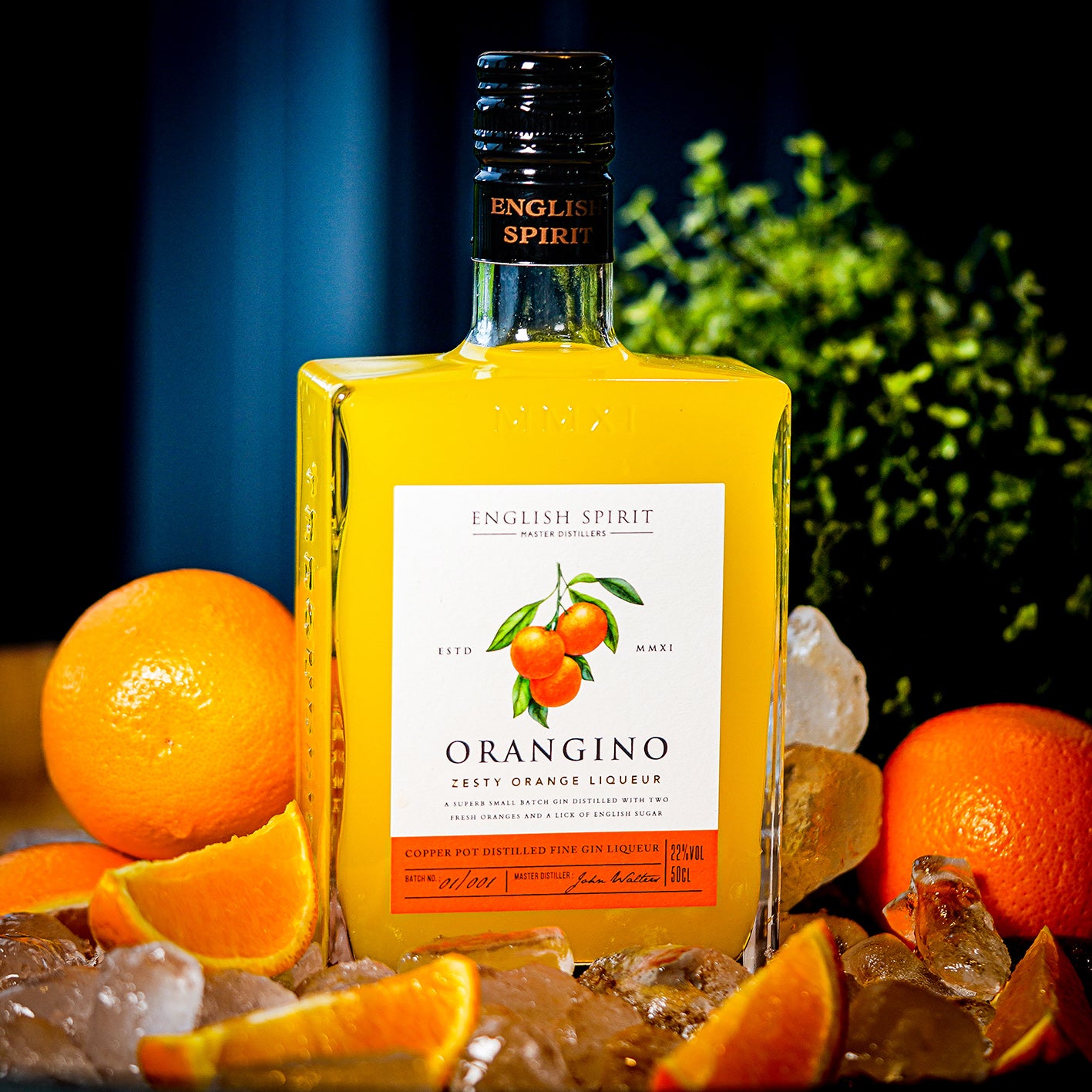 Zingy Orange Liqueur, Craft Gin