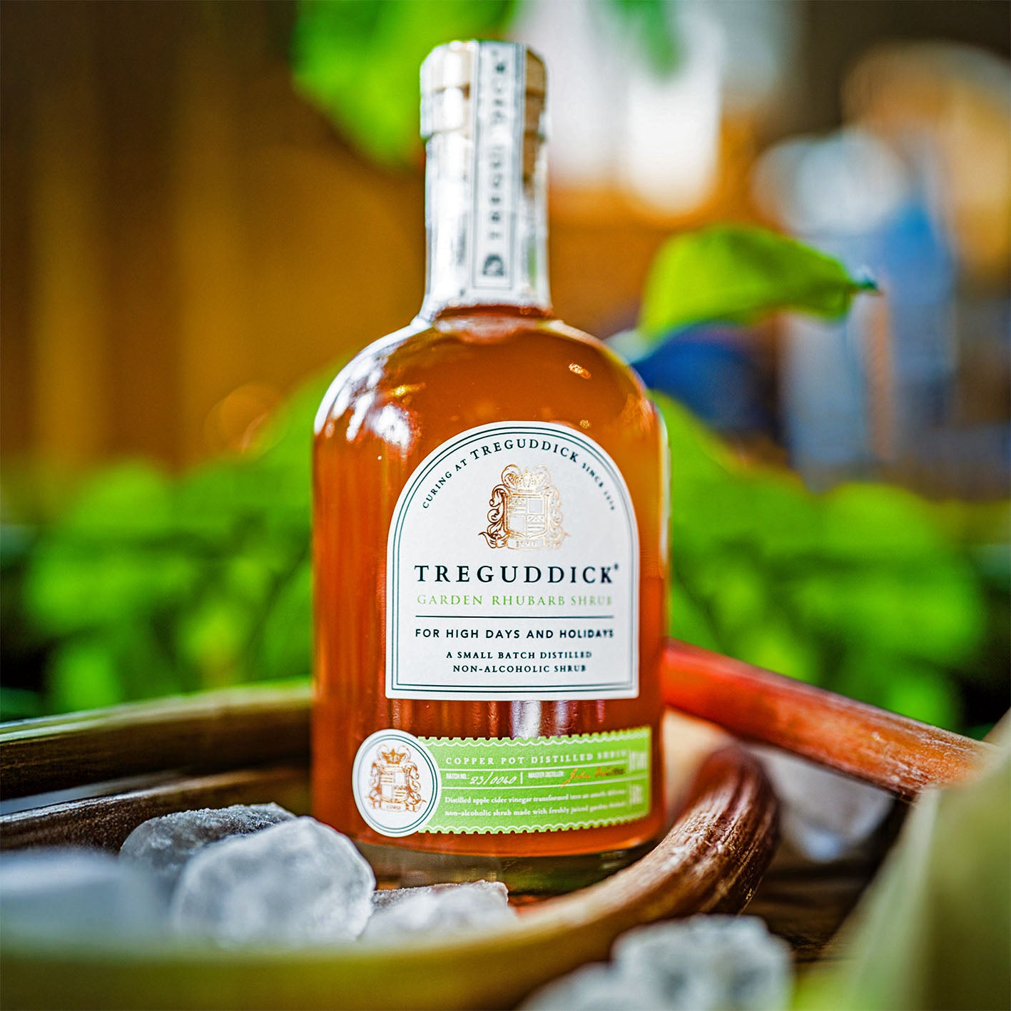 Delicious Garden Rhubarb Shrub