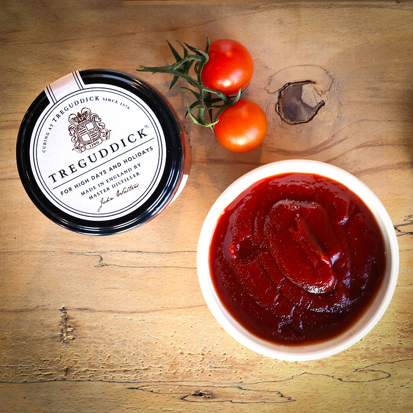 Spiced Rum Ketchup, Plum & Ginger Jam, Boozy Brown Sauce